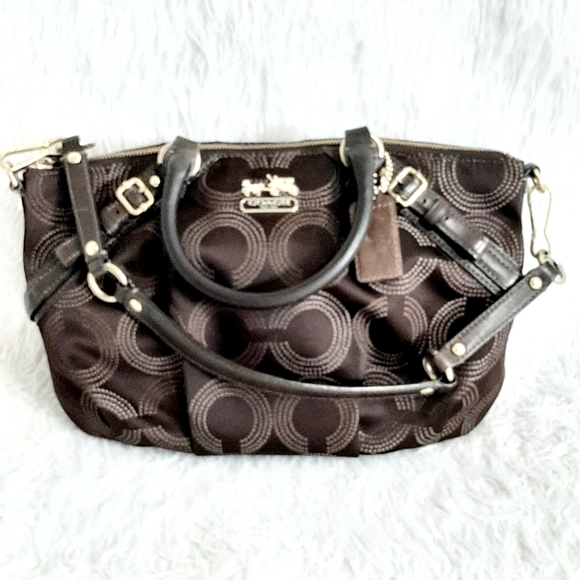 Coach Handbags - Coach Madison dot Op art Sophia satchel bag